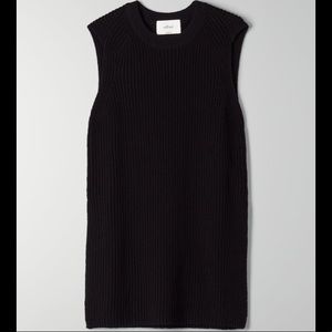 Aritzia Black Palmier Sweater, Wool